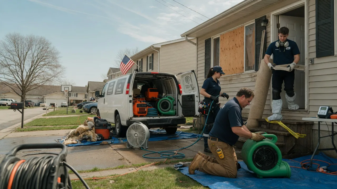 Water Damage Restoration in La Farge, WI near me